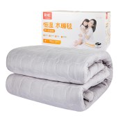 彩虹驱潮保暖除螨磨毛面料双人恒温水暖毯1.8*1.5米 C190