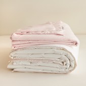 金丝莉200*230cm全棉蚕丝澳毛子母被JB-1521