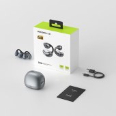 兰士顿金属感耳夹式蓝牙耳机TS20紫色