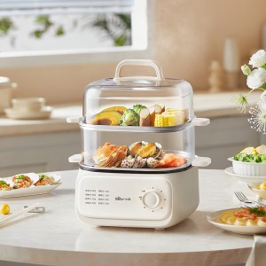 小熊15升大容量电蒸锅分体式可拆洗多用途锅DZG-SA0H6