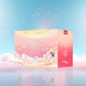 彩虹双控双温9档调温定时除螨化纤印花双人电热毯2*1.8米 T2018