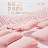 彩虹免洗亲肤绒插手电热暖手宝T322-F 粉色