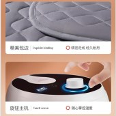 彩虹驱潮保暖除螨磨毛面料双人恒温水暖毯1.8*1.5米 C190