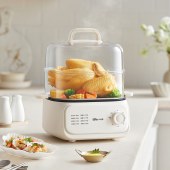 小熊15升大容量电蒸锅分体式可拆洗多用途锅DZG-SA0H6