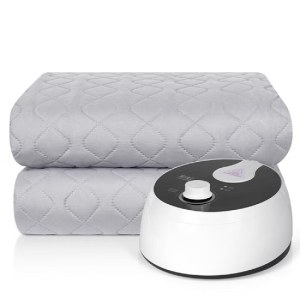 彩虹驱潮保暖除螨磨毛面料双人恒温水暖毯2*1.8米 C191