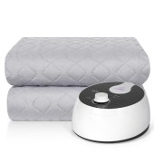 彩虹驱潮保暖除螨磨毛面料双人恒温水暖毯2*1.8米 C191