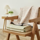 天琴纹澜轻语针织毯TQ-B125（150x200cm）