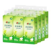 心相印茶语精选320抽4提四层悬挂式提装面巾纸DT10320*3