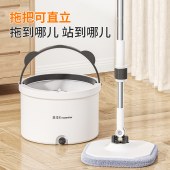 美添乐拖把家用一拖净免手洗净污分离旋转拖把MTL-DS125 （4布+玻璃擦+清洁片）