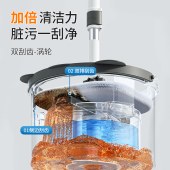 美添乐拖把家用一拖净免手洗净污分离旋转拖把MTL-DS125 （4布+玻璃擦+清洁片）