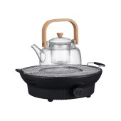 山水围炉煮茶器电陶炉(配玻璃壶、烤网)ST-20HG14