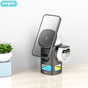 恩谷(ENGUE)15W多功能无线充&氛围灯&时钟&闹钟EG-C07