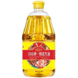 鲁花香味家族系列5S压榨一级花生油1.8L