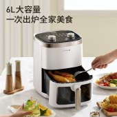 九阳6L空气炸锅大容量KL60-V570【沙丘灰】