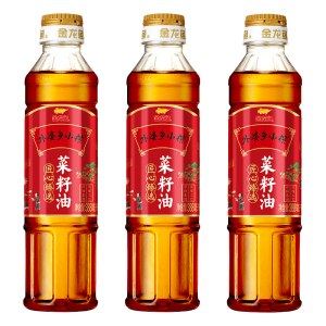 金龙鱼外婆乡小榨匠心臻选菜籽油388ml*3