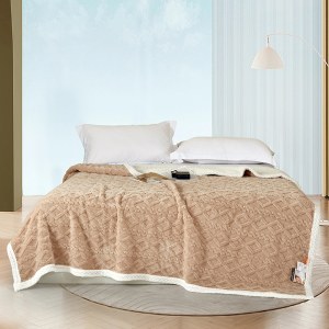 金丝莉提花棉绒毯JT-1302 (180*200cm)