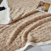 金丝莉提花棉绒毯JT-1302 (180*200cm)