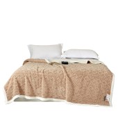 金丝莉提花棉绒毯JT-1302 (180*200cm)