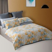 水星家纺全涤磨毛四件套朵蔓122030