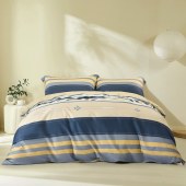 水星家纺全棉抗菌四件套金澜雅韵200*230cm(129251)