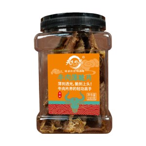 天生好果牛肉薄脆片（原味）100克