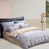 水星家纺全棉抗菌四件套——花意悠扬 123006