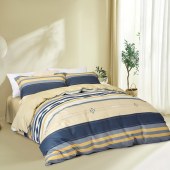 水星家纺全棉抗菌四件套金澜雅韵200*230cm(129251)