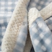 无印良品雪花绒旅行毯MJ-TZ24-01（100*120cm)