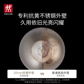 双立人bpSilver Ti 银光钛系列炒锅30cm