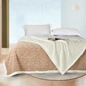 金丝莉提花棉绒毯JT-1302 (180*200cm)