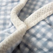 无印良品雪花绒旅行毯MJ-TZ24-01（100*120cm)