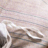 无印良品全棉磨毛四件套格彩丽景MJ-TJ23-78（200*230cm）