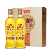 鲁花高油酸花生油750ml*2简装
