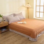 无印良品全棉磨毛四件套格彩丽景MJ-TJ23-78（200*230cm）