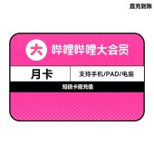 哔哩哔哩大会员月卡（卡密）