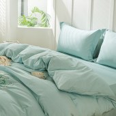 多喜爱（Dohia）100%棉（全棉）简约四件套春日浮生203*229cm