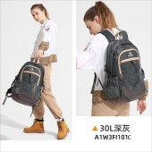 骆驼登山包轻便双肩包A1W3FI101C深灰