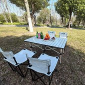 德则乐享折叠桌椅五件套DEZ-ZDZY18