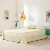 多喜爱（Dohia）100%棉（全棉）纱布材料四件套雪玉知春203*229cm