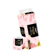 洁柔锦绘芳华有芯卫生纸200g4层10卷提装BJ219-10A