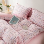 多喜爱（Dohia）100%棉（全棉）简约四件套蔓笙细语203*229cm