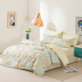 多喜爱（Dohia）100%棉（全棉）纱布材料四件套雪玉知春203*229cm