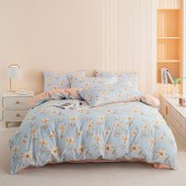 多喜爱（Dohia）100%棉（全棉）纱布材料四件套香溢满庭203*229cm