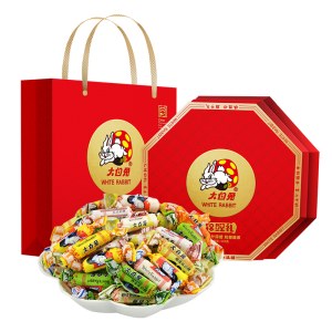 冠生园大白兔锦鲤礼九宫格600g