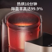 九阳（Joyoung）免洗破壁机家用高端多功能预约热烘除菌豆浆机1.5L榛果金L15-Y5