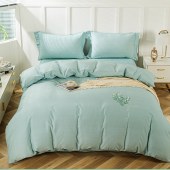 多喜爱（Dohia）100%棉（全棉）简约四件套春日浮生203*229cm