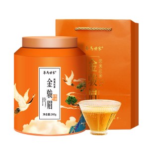 茶马世家特级浓香型武夷山金骏眉铁罐礼盒装260g