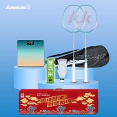 川崎羽毛球拍运动套装IRON-007(套装C10)