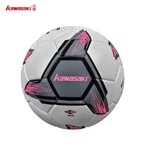 川崎足球K3J01-C5544白灰粉5号