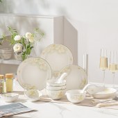 唯都田园花叙餐具套装18件套